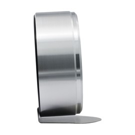 Seiko Aero Non Ticking Bedroom Alarm Clock, 4 Inch Silver