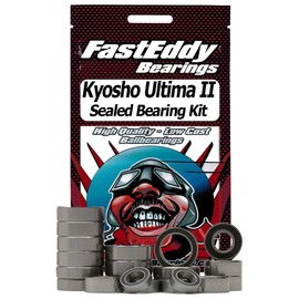 FastEddy Bearings Compatible with Kyosho Ultima II Sealed Bearing Kit