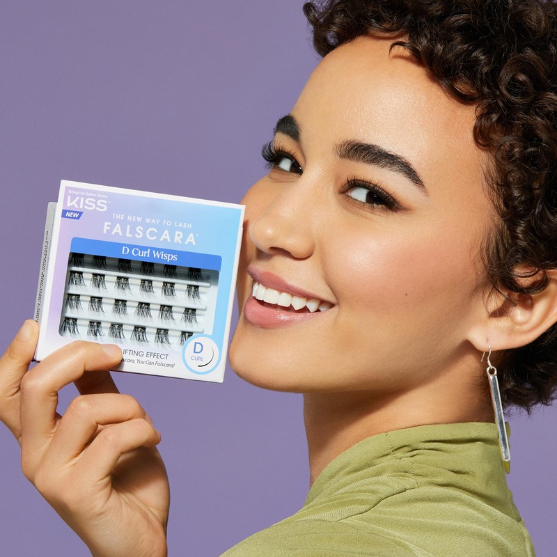 Falscara Multipack, False Eyelashes, Lash Clusters, 'D Curl', 10mm-12mm-14mm, Includes