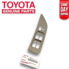 Toyota 98 - 99 TOYOTA AVALON MASTER POWER WINDOW SWITCH BEZEL TRIM SANDALWOOD OEM NEW