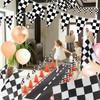 Windspeed Race Car Party Supplies, 38 Pcs Set: 24 Checkered