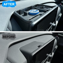 TOPINSTALL 2026 Custom Fit Dash Tray Compatible with 2024-2026 Toyota Grand Highlander Accessories, Center Console Screen Dashboard Organizer Phone Sunglasses Holder