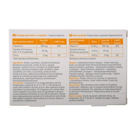 Dr.Max Vitamin C Imuno Akut, Food Supplement Vitamin C, Zinc and Echinacea 30 Capsules for Mental Fatigue