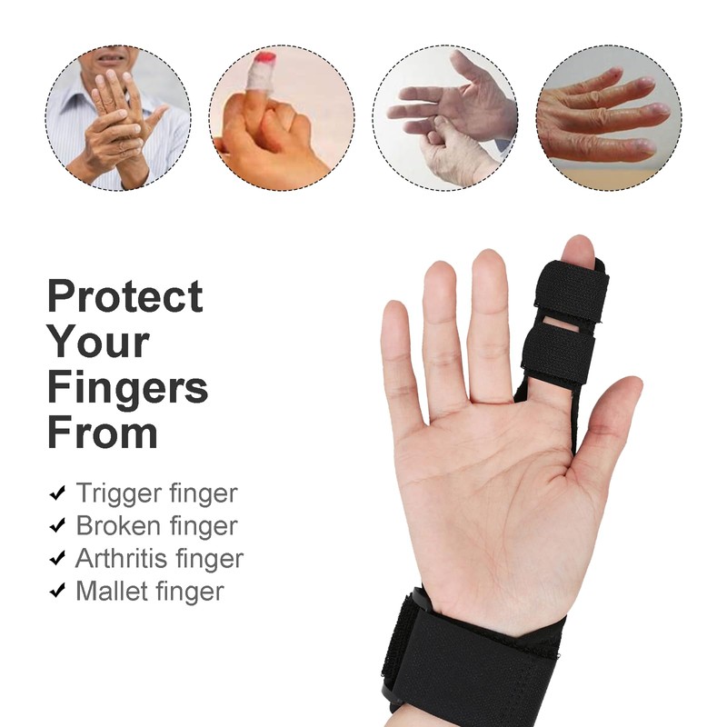 Acpetdr Trigger Thumb Splint Thumb Support Brace Stabilizer for Pain,