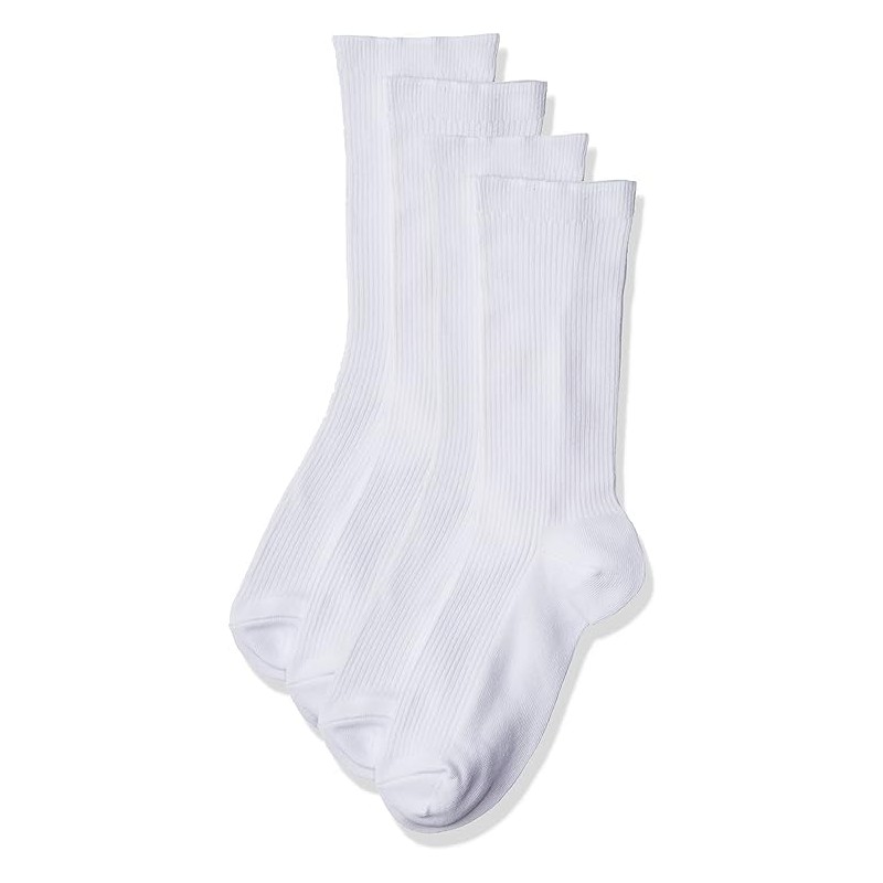 Atsugi CH77082 Socks, High Cut Rib Socks, School Commute, Unisex,