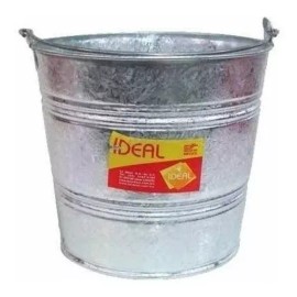 Ideal Cubeta Americana De Lamina Galvanizada  No. 20   25 Litros