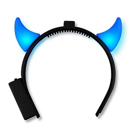 FlashingBlinkyLights Light up Blue Devils LED Headband (Set of 12)