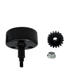 AFDHGS Alloy Clutch Bell with 17T Hardened Steel Pinion Gear Upgrade Set for 1/5 RC Hpi Baja 5B 5T 5SC Upgrade Parts