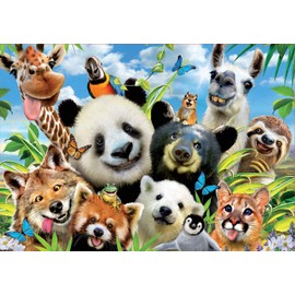 Educa Borrás 18117 Serie Educa Borras Llama Drama Selfie 1000 Piece Jigsaw Puzzle, Assorted, Piezas