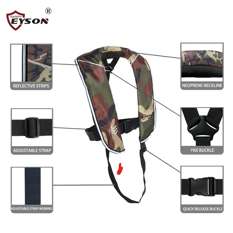 Eyson Inflatable Life Jacket Inflatable Life Vest for Child Classic