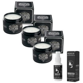 Kit 2 B?lsamos para Barba Maximus Inc ? F?rmula con Bergamota y Biotina ? Tratamiento de 2 Meses para Cuidado y Fortalecimiento de la Barba ? Ideal pa
