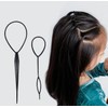 1Set(2pcs) Plastic Magic Hair Braid Ponytail Maker Clip Tool Simple
