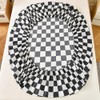 Mengersi Black White Fitted Sheet - Microfiber Fitted Bottom Sheet-