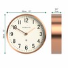 NEWGATE® Master Edwards Wall Clock | Mid Century Style Clock