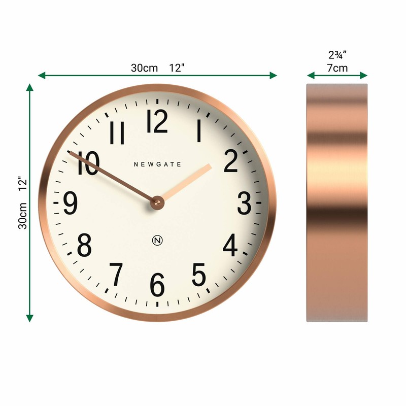 NEWGATE® Master Edwards Wall Clock | Mid Century Style Clock