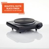 IMUSA Single Electric Hot Plate, Black