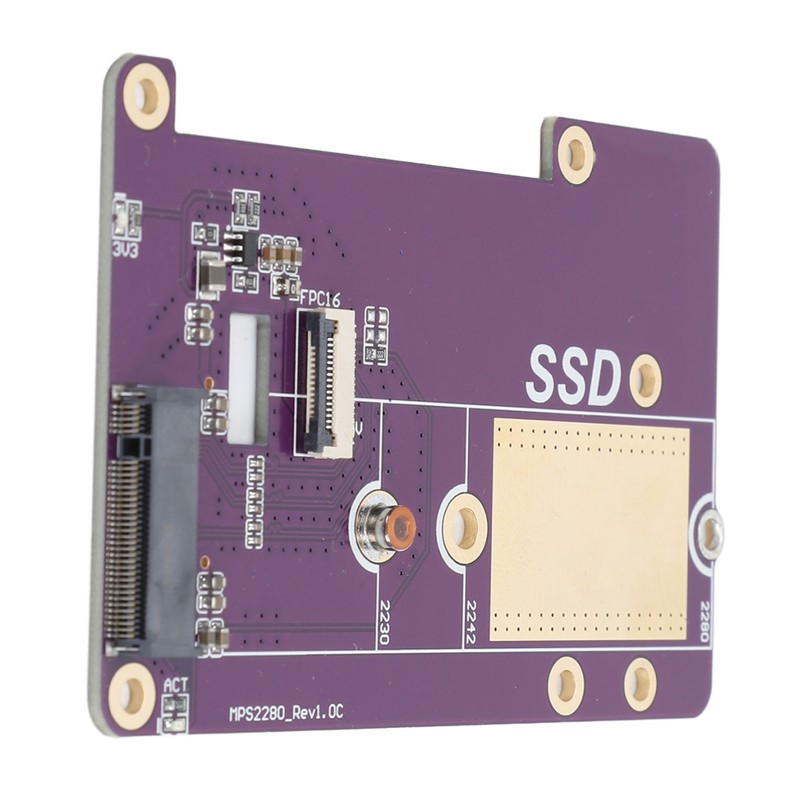 PCIe to M.2 NVMe SSD Expansion Board Support Gen3 SSD