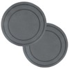 2pcs Diatomaceous Earth Plant Saucers, 7.8 Inch Instant Dry Trays