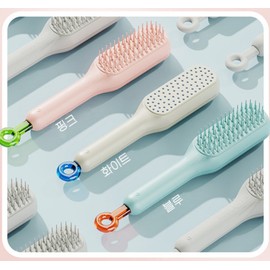 One-Click One-Touch Fresh Hair Brush Hair Comb Volume Comb Portable Brush Cleaner - Pink / 원클릭 원터치 프레쉬 헤어 브러쉬 헤어빗 머리빗 볼륨빗 휴대용 브러쉬클리너 - 핑크