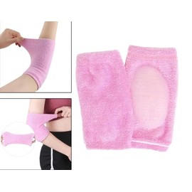 1Pair Pink Elbow Moisturizing Sleeve Elbow Gel Cover Heel Socks Elbow Sleeves Elbow Pads for SPA Moisturizing Dry Cracked Skin Care,Foot and Hand Care,Moisturizing Gloves,Beauty and Personal Care