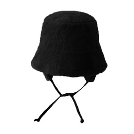 YAMEE Women's Winter Fishing Hat with Foldable Ear Flap, Bucket Hat Women's Plush Thickened Warmth, Ski Hat Women's Adjustable Casual Fishing Hat Unisex Soft Comfortable Winter Hat for Outdoor Sports,