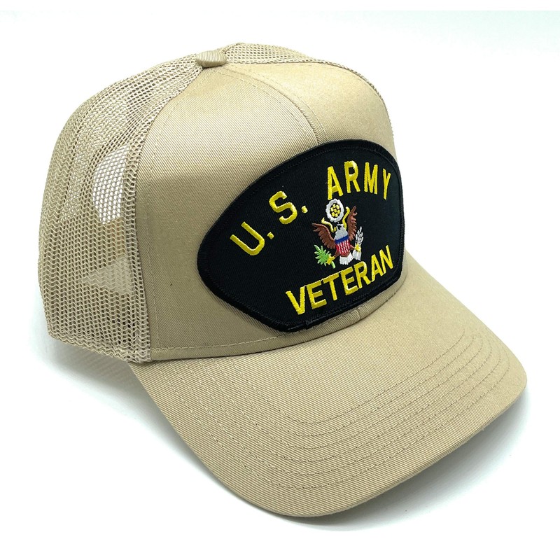 Infinite Hats US Army Veteran Patch Mesh Adjustable Baseball Cap