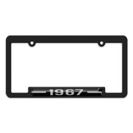 1967 Classic Car & Truck License Plate Frame. Antique Automobile year models.