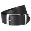 LINDENMANN Men's Leather Belt, Full Cowhide Leather, XXL, Buffalo Leather,