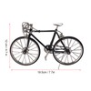 Bicycle Model Vivid Design DIY Decorative 12x19.5cm/4.7x7.7in Alloy Material Miniature
