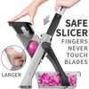 ONCE FOR ALL Upgrade Safe Mandoline Slicer Plus, Biger Size,