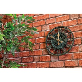 Vintage Open Face Design Weather Resistant Outdoor Clock 300mm / 12" - Sit back, relax and let time pass you by