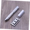 FOMIYES Men's Double Edge Safety Razor Stainless Steel Shaver for