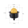 Hicello 5Pcs New Carburetor Primer Bulbs Assembly for Lawnmower Engine