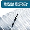 PVC Dust Collection Hose 4" x 20', Puncture Resistant Clear