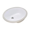 Wells Sinkware Oval 19 x 16 Ceramic Undermount Bathroom Sink