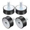 sourcing map Rubber Bearing M10 External / Internal Thread Vibration