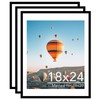 JCJMY 18x24 Picture Frame Set of 3 with 16x20 Mat,