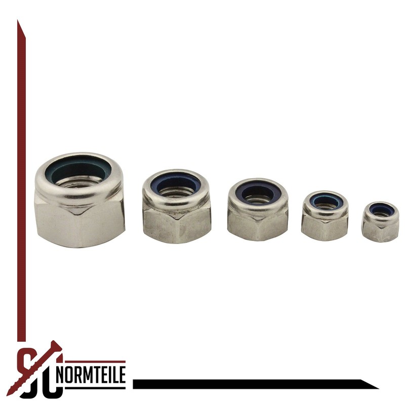 Locking Nuts (High Shape) - M8 - (Pack of 25)