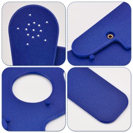 Ophthalmic Eye Occluder with 14 Holes for Ophthalmologists, Orthoptists and Optometrists to Eye Exam（Blue）
