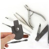 FOMIYES 5pcs Pedicure Scissor Protective Cover Pu Manicure Tool Sleeve