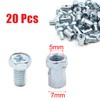 sourcing map Pack of 20 5 mm Thread 7 mm