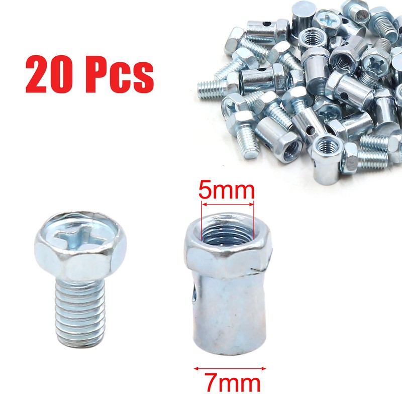 sourcing map Pack of 20 5 mm Thread 7 mm