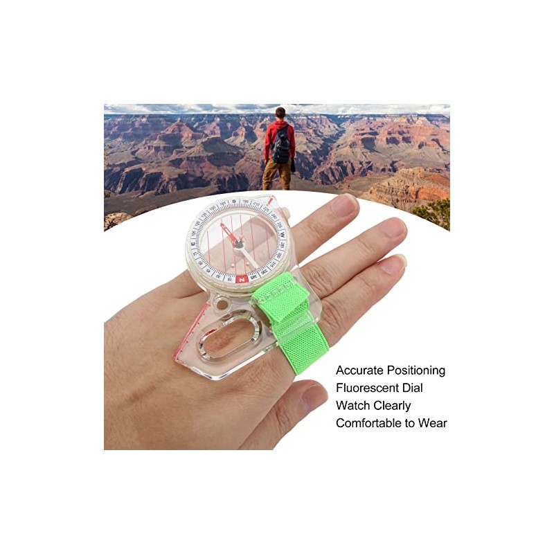 Pssopp Thumb Compass Navigation Compass Clear Scale Hiking Compass for