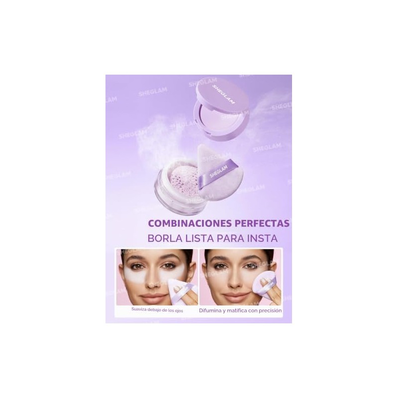 SHEGLAM Insta-ready Dúo de Polvos Fijador Para Rostro-Translucent