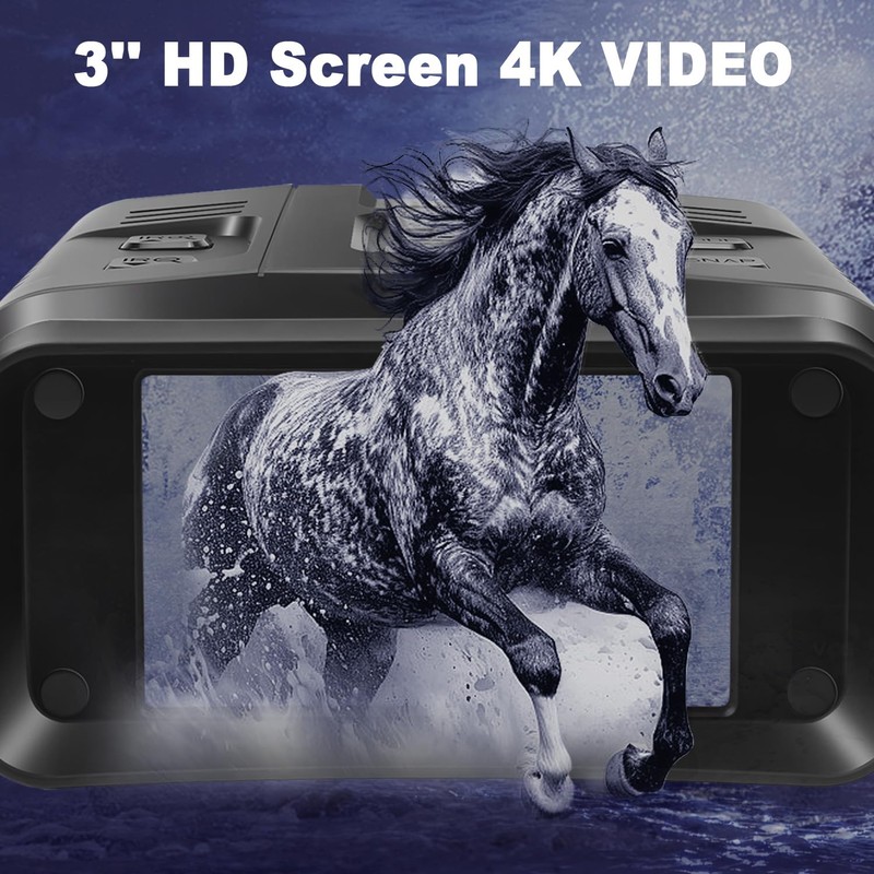 Night Vision Goggles - 4K Night Vision Binoculars with 10X