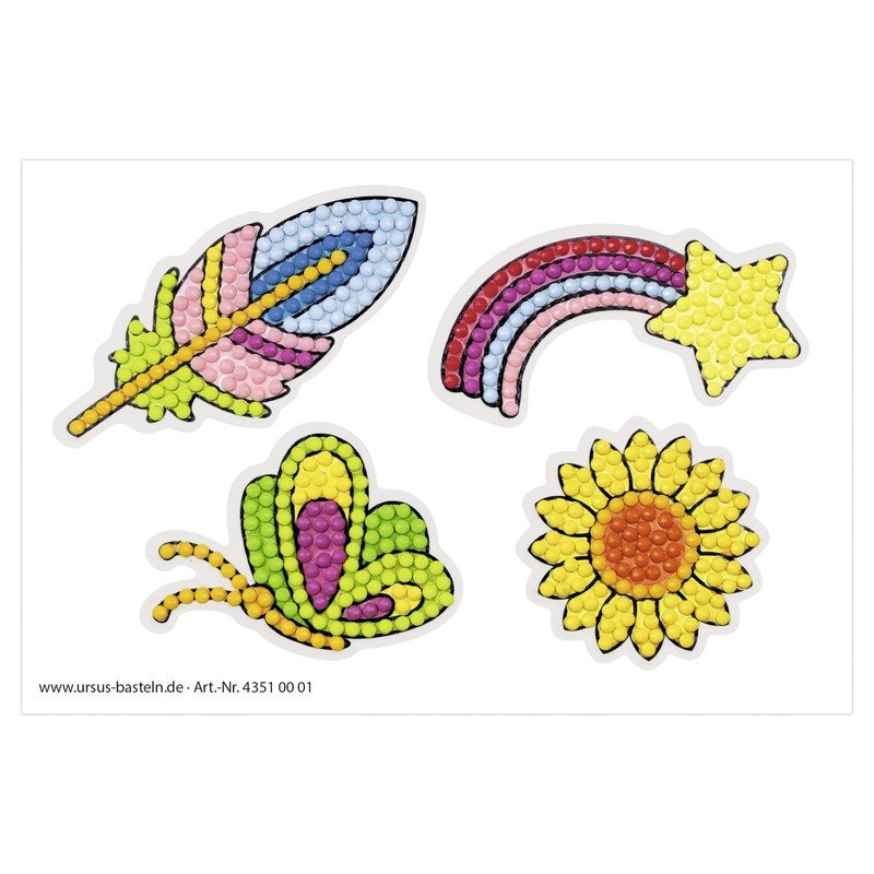 Ursus 43510001 Diamond Painting Creative Set "Magic", Craft Set for