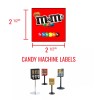 Unbranded (16) CANDY VENDING MACHINE STICKERS LABELS - MEGA VARIETY
