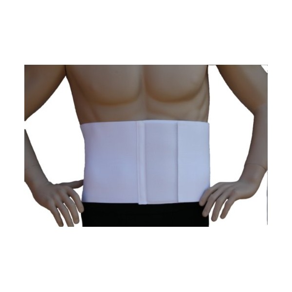 Alpha Medical Obesity & Bariatric Abdominal Binder for Hernia Surgery Support & More (6" High ; X-Large Length)