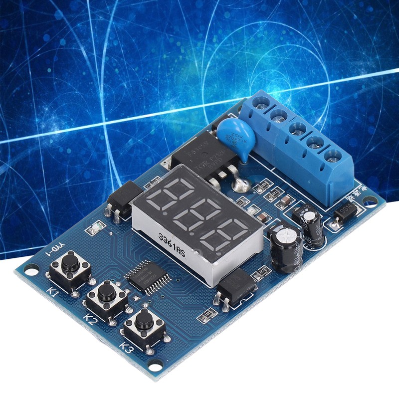 MOS Tube Control Board Adjustable Trigger Cycle Delay Switch Module