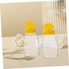 BIUDECO 108ml Squeeze Honey Bottle Dispenser Flip Lid Leakproof Containers